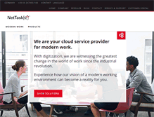 Tablet Screenshot of nettask.de